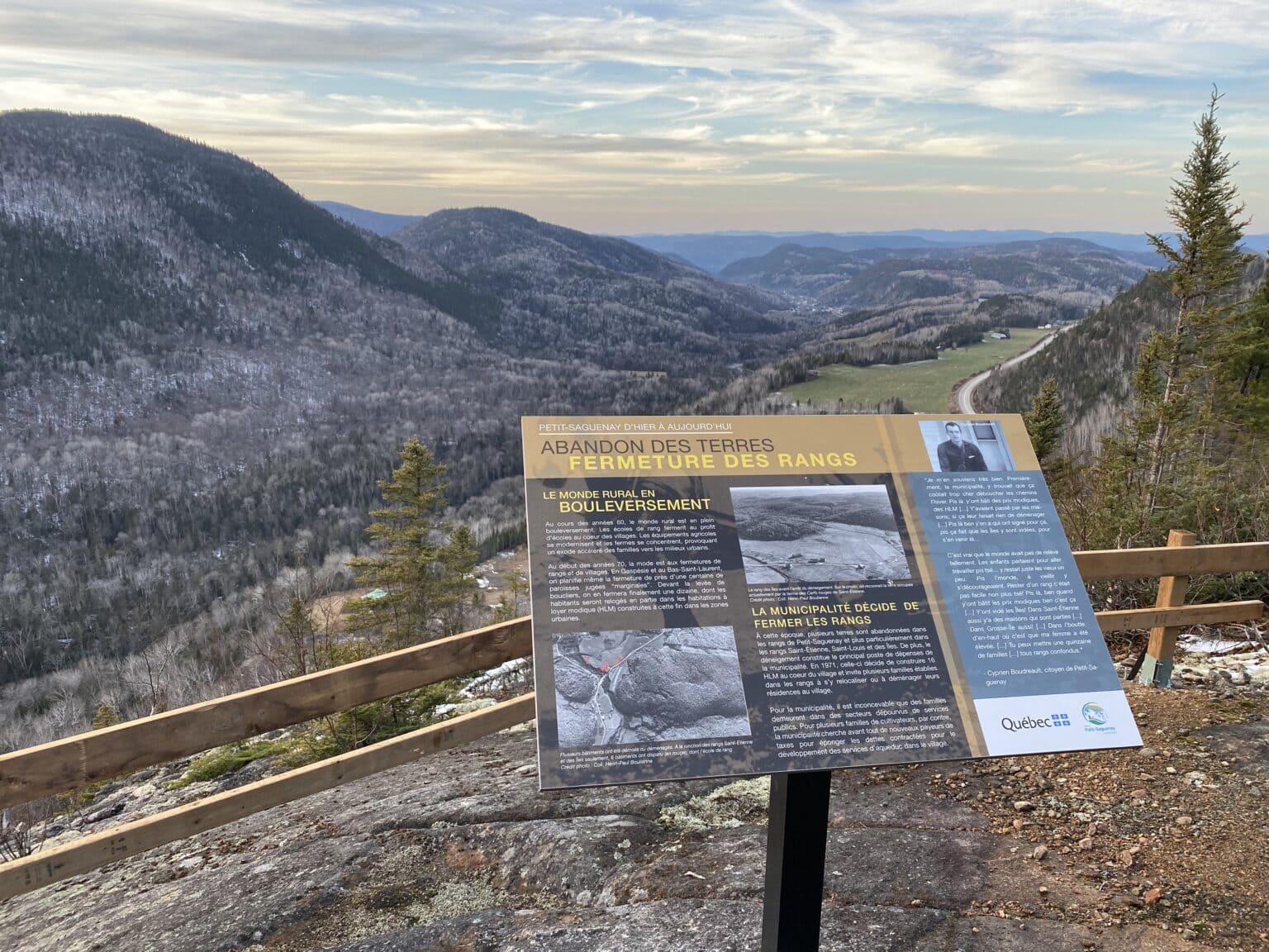 Sentier des Vallées Municipalité de PetitSaguenay