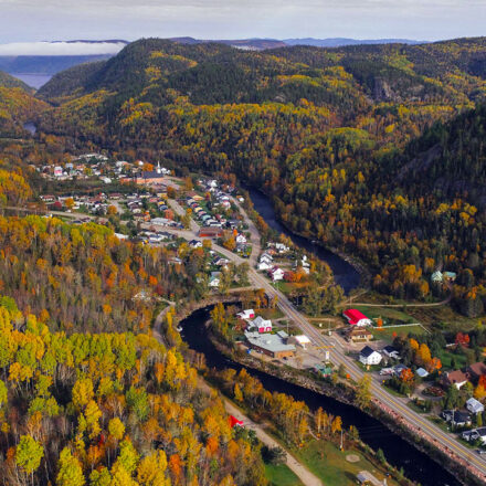 Vue du village de Petit-Saguenay
